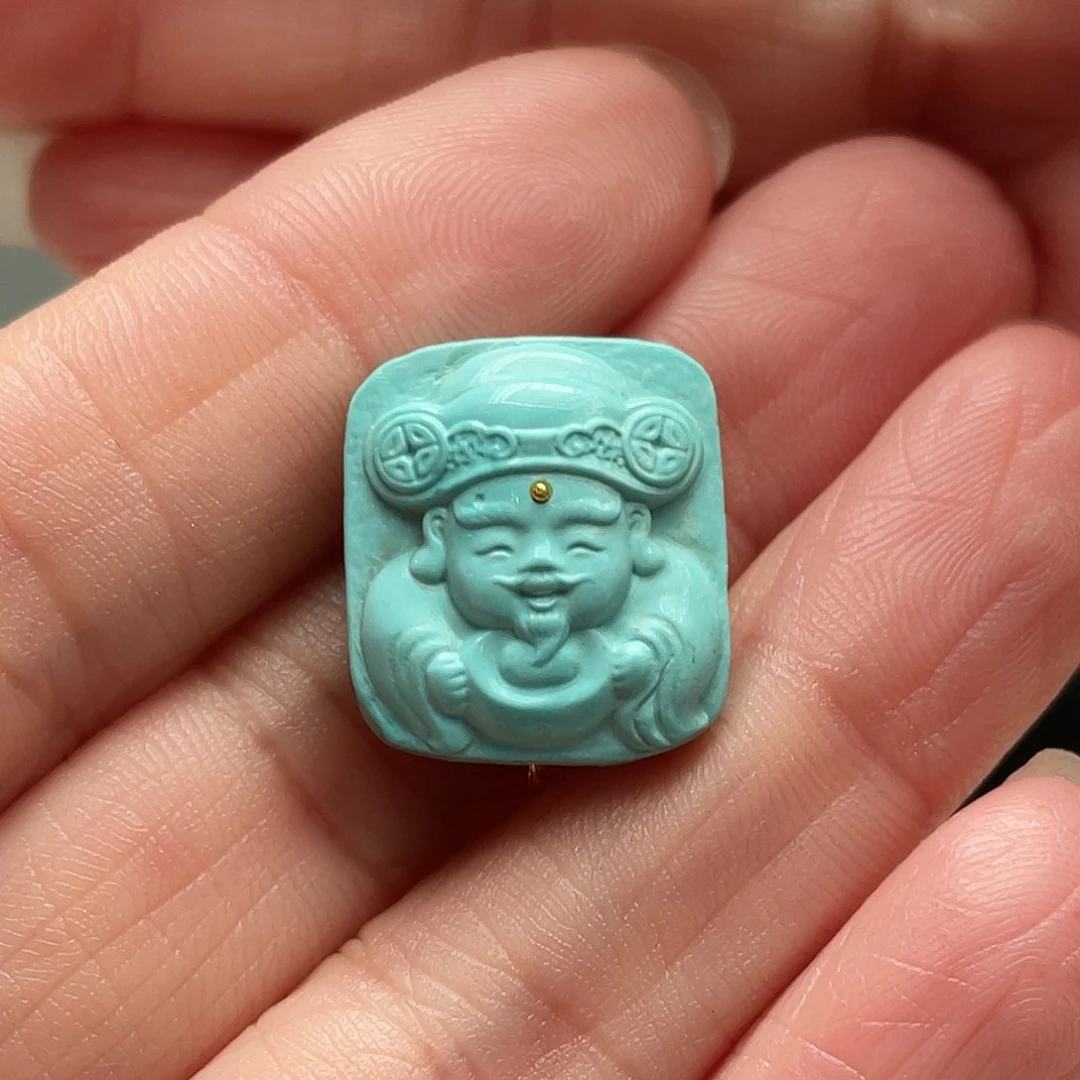 绿松石未镶嵌颈饰