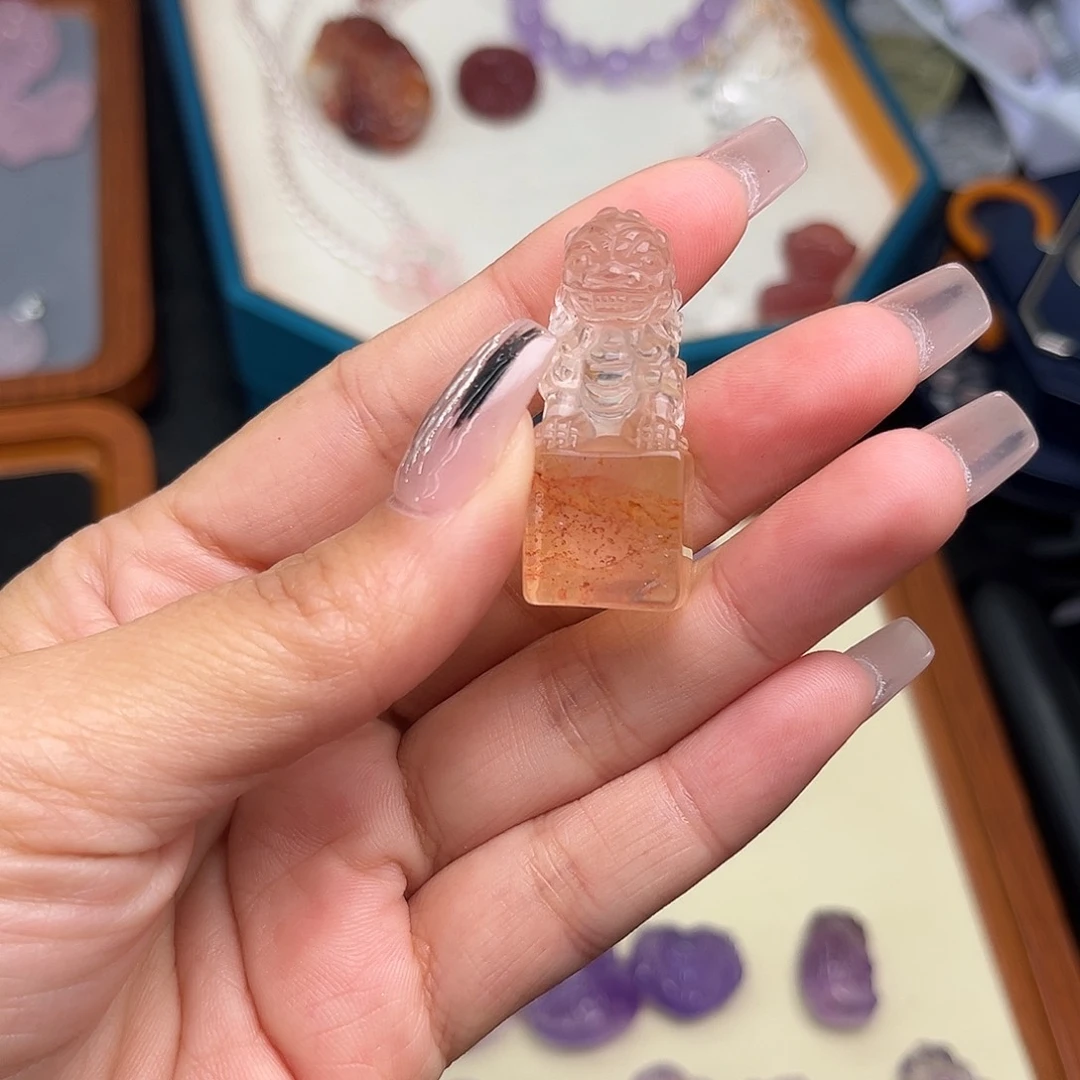 水晶珠宝半成品未镶嵌紫*梦50