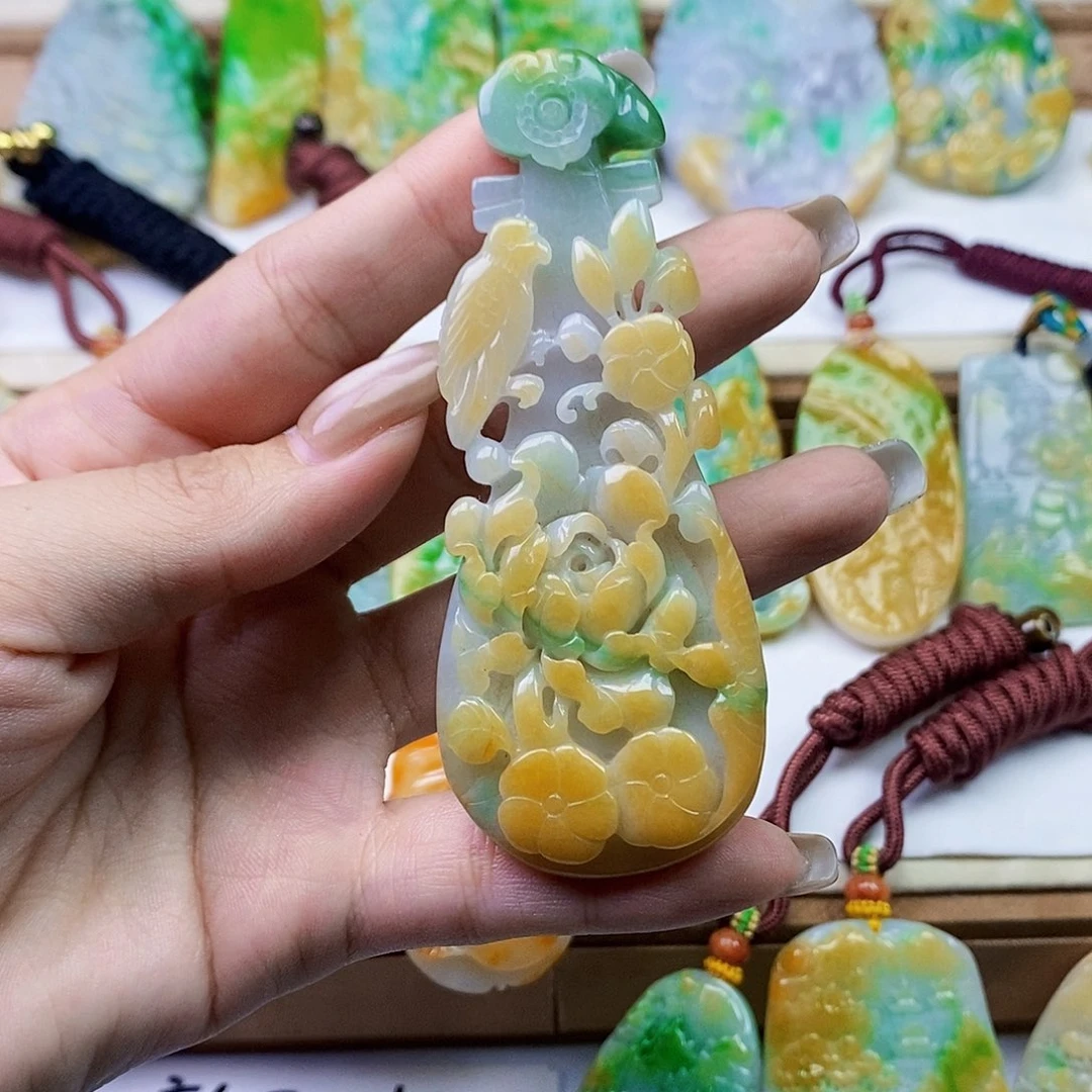 颈饰未镶嵌翡翠翡翠