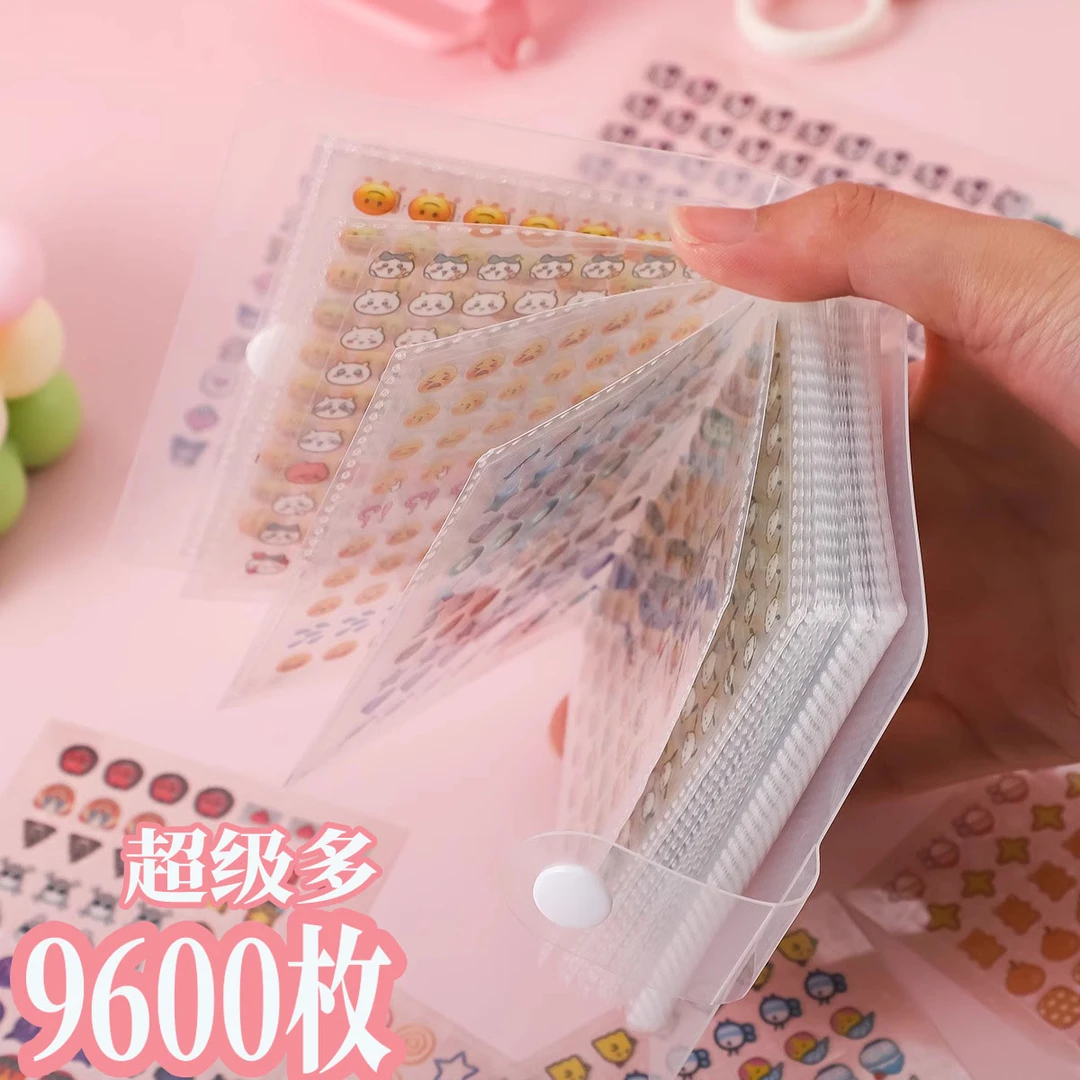 迷你小鼻嘎透明贴纸防水可爱可用于手账指甲贴装饰