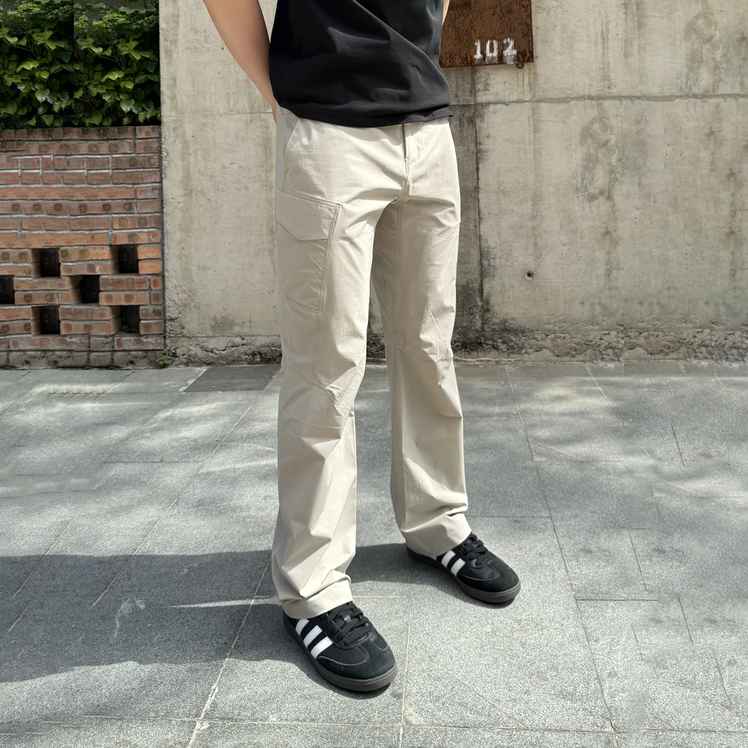 军鸟Rampart夏季速干裤透气直筒多口袋软壳裤宽松户外休闲冲锋裤