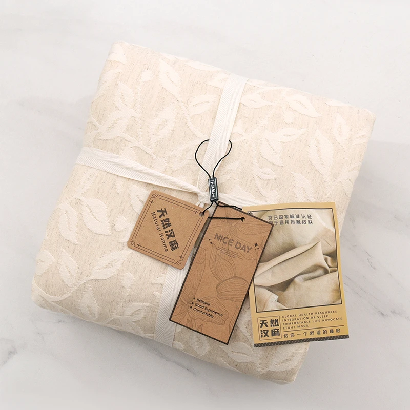 （繁花似锦）超值！单雨露汉麻35.5支200*230软凉席可铺可盖