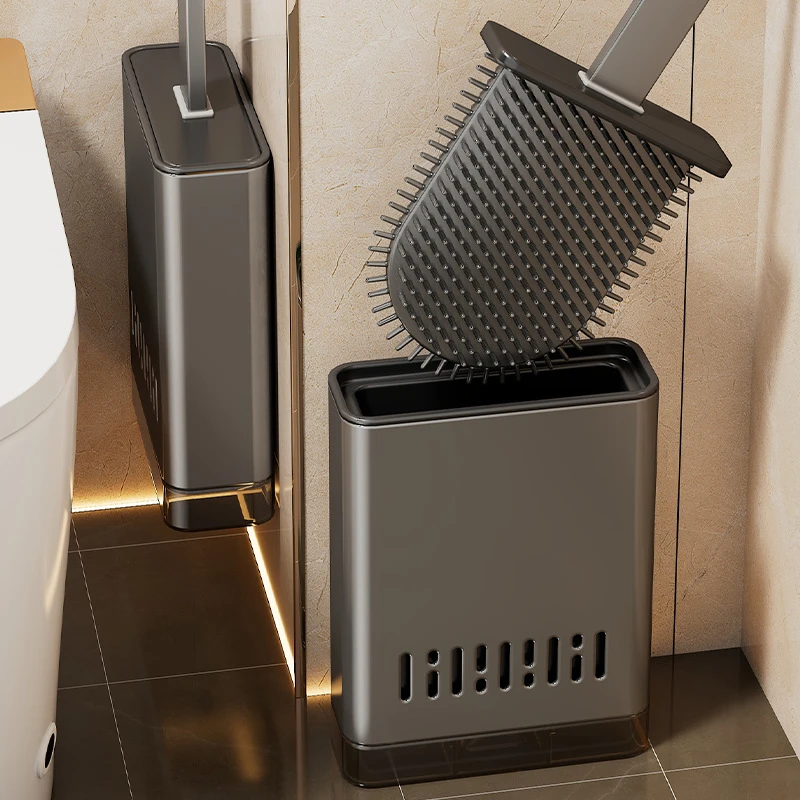 硅胶马桶刷家用无死角2025新款壁挂式卫生间厕所专用清洁刷子