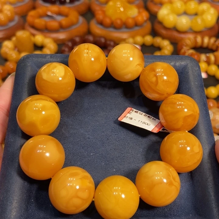 蜜蜡手链未镶嵌蜜蜡