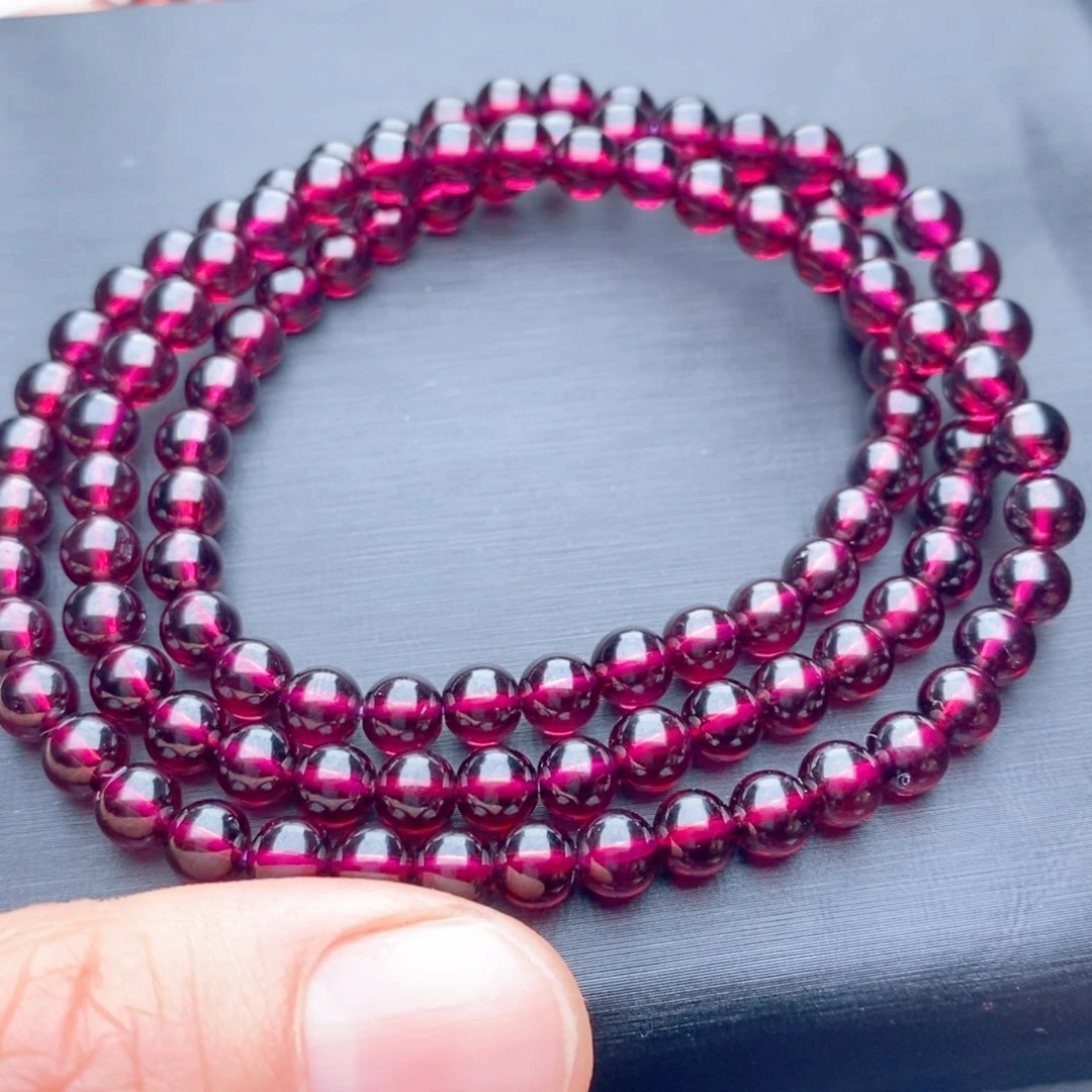 石榴石手链未镶嵌5.3