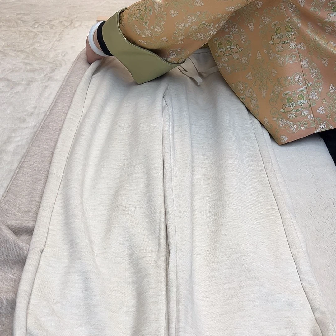 刺绣平铺腰围64四季裤