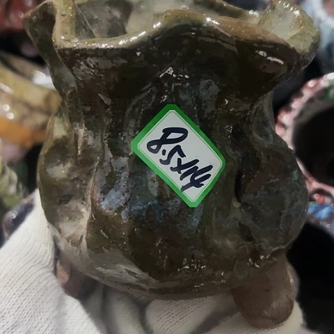 红陶粗陶花盆手工