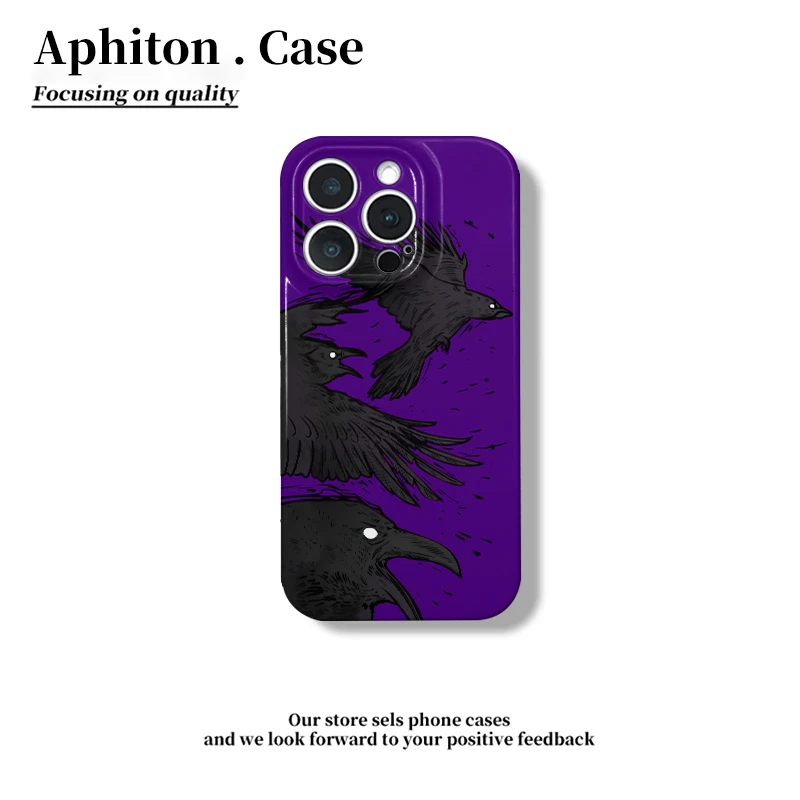 奥菲顿乌鸦出没适用苹果16promax菲林手机壳华为P70vivoppo小米15