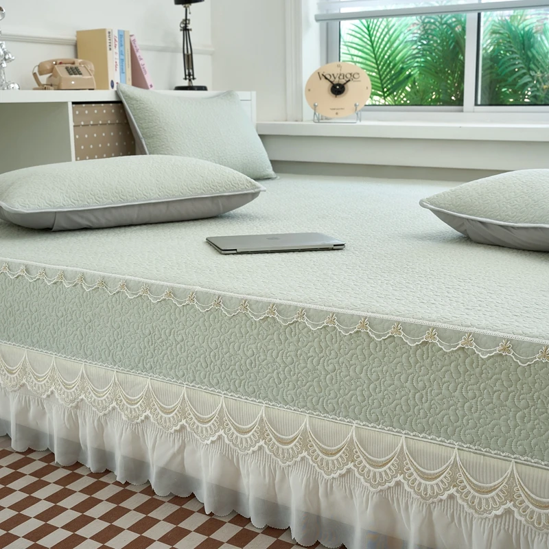 定做纯棉床盖大炕全棉榻榻米炕套罩加厚夹棉防滑床单单件四季通用