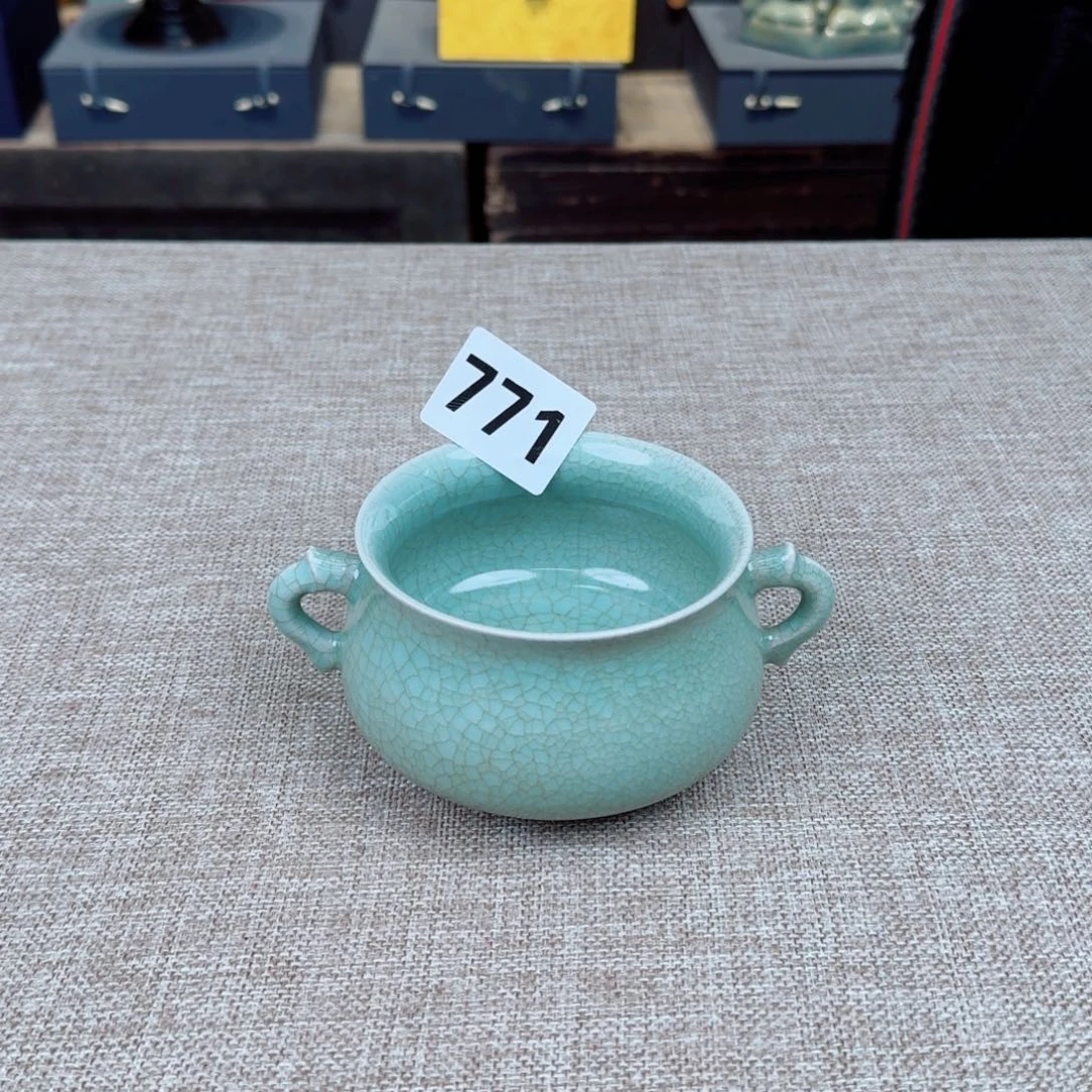 摆件陶瓷旧藏摆件