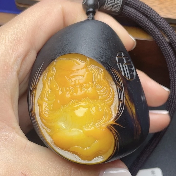 和田玉挂件未镶嵌T