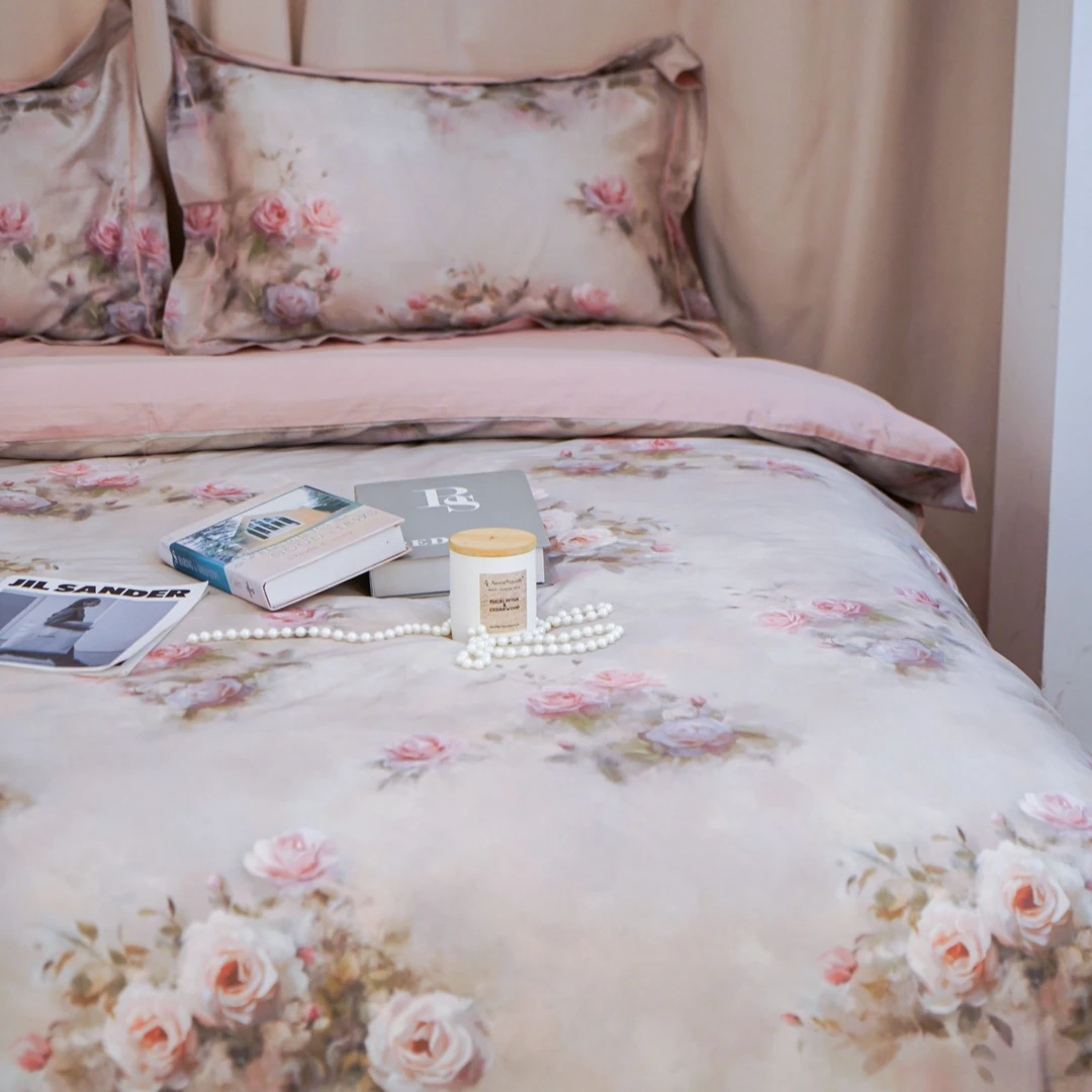 【小林寝饰】豪华长绒棉四件套-水木年华200*230cm/220*240cm