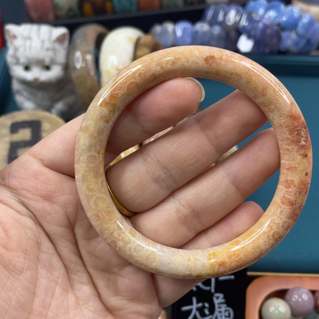 未镶嵌手镯硅化玉