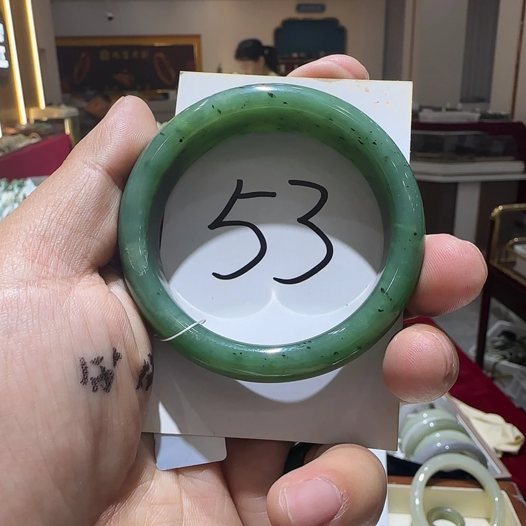 和田玉未镶嵌手镯979