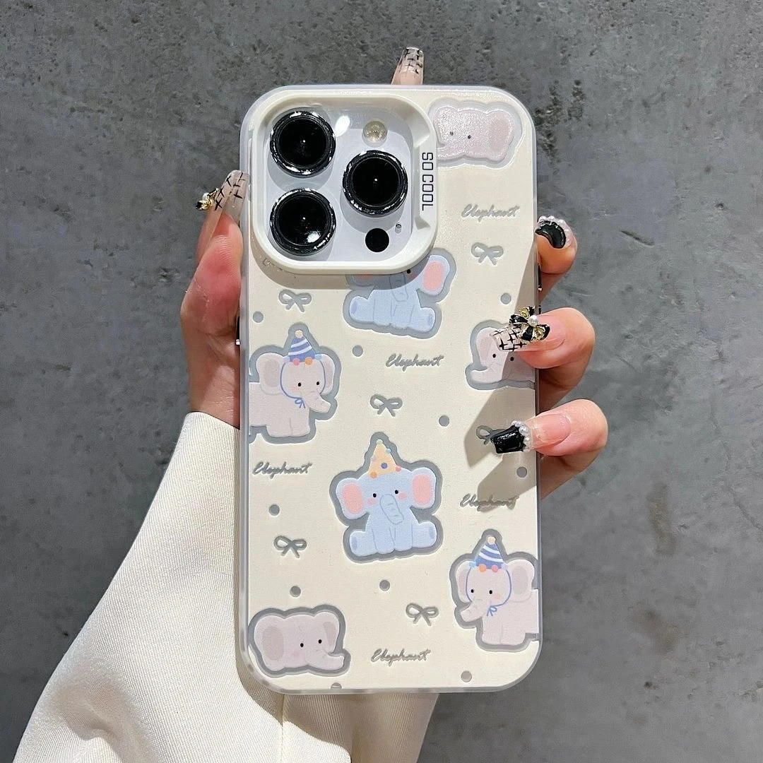 【彩银IMD】蝴蝶结象手机壳适用苹果/华为/荣耀/VIVO/OPPO/小米红米