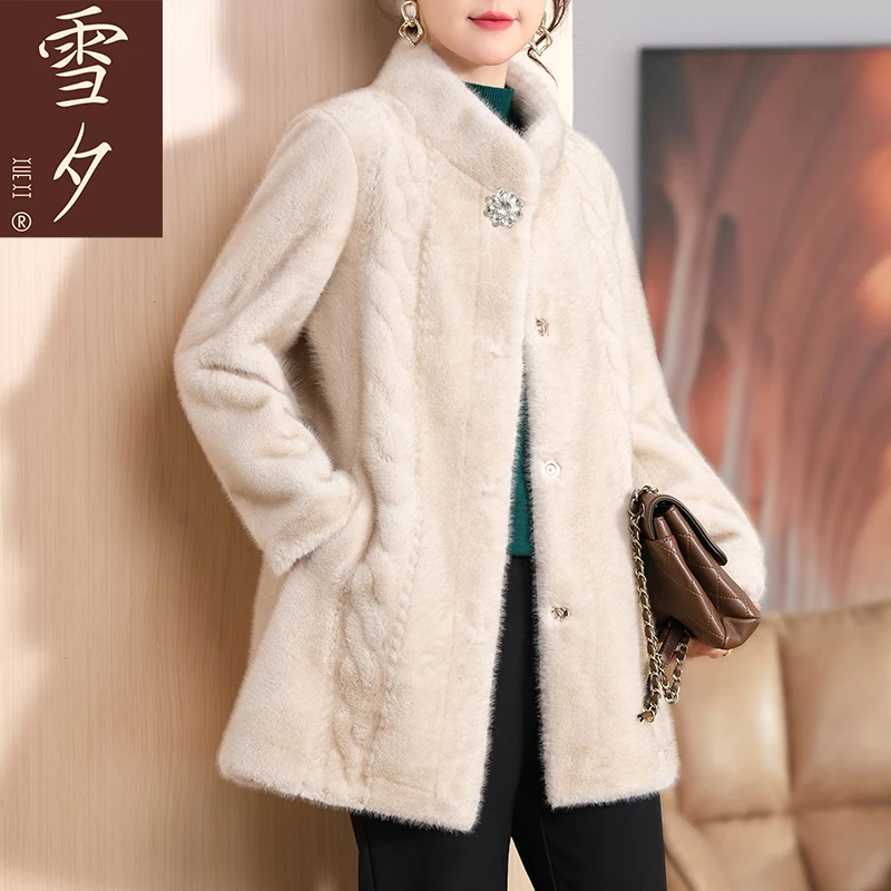 【雪夕】加厚大衣    P-X-FYS-H1896   三色可选