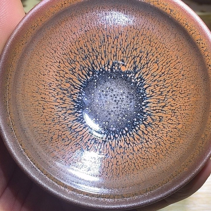 茶盏陈*帅乌泥窑柴烧作品