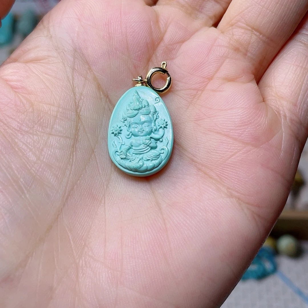 绿松石未镶嵌配饰