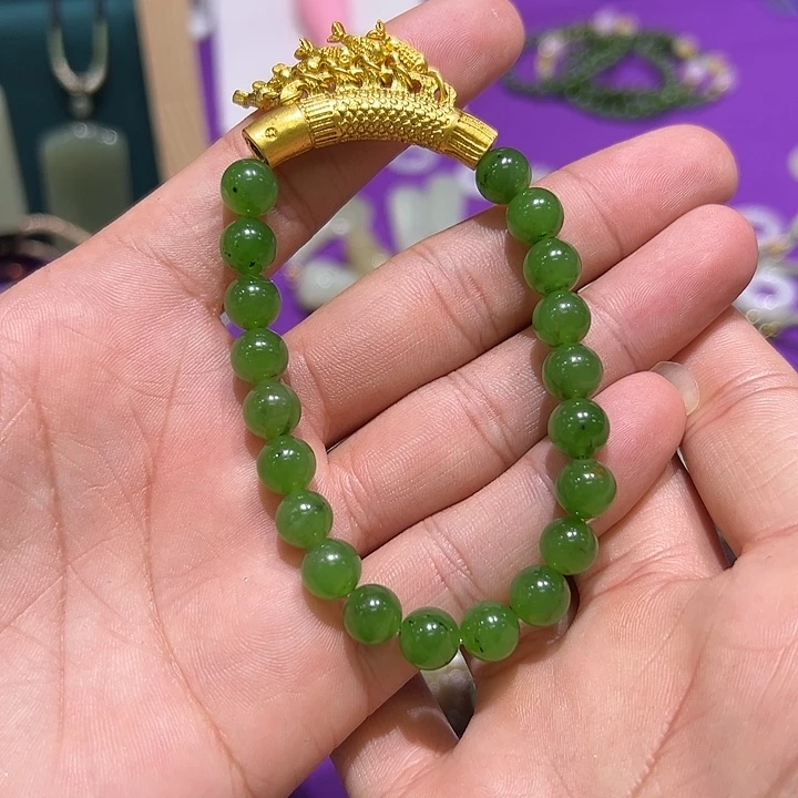 合金手串和田玉拍一发一