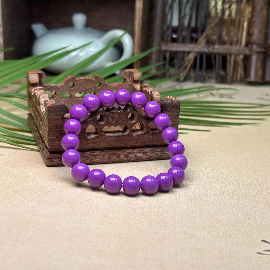 628号紫色10mm单圈手串