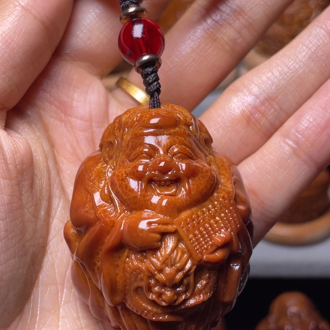 吊坠橄榄核算盘龙财单籽4.0