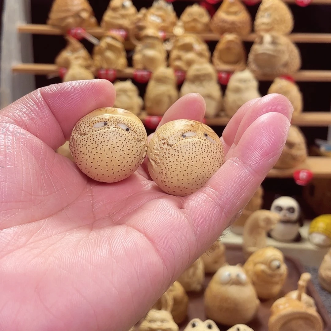 水***叫竹竹根雕金蟾手球