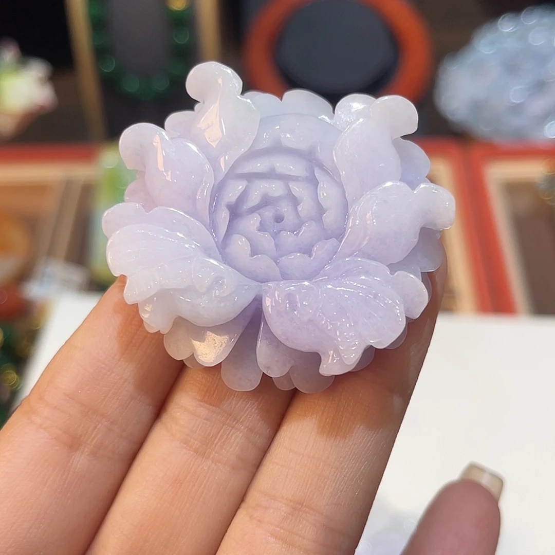点***晧翡翠裸石双排珠链一套