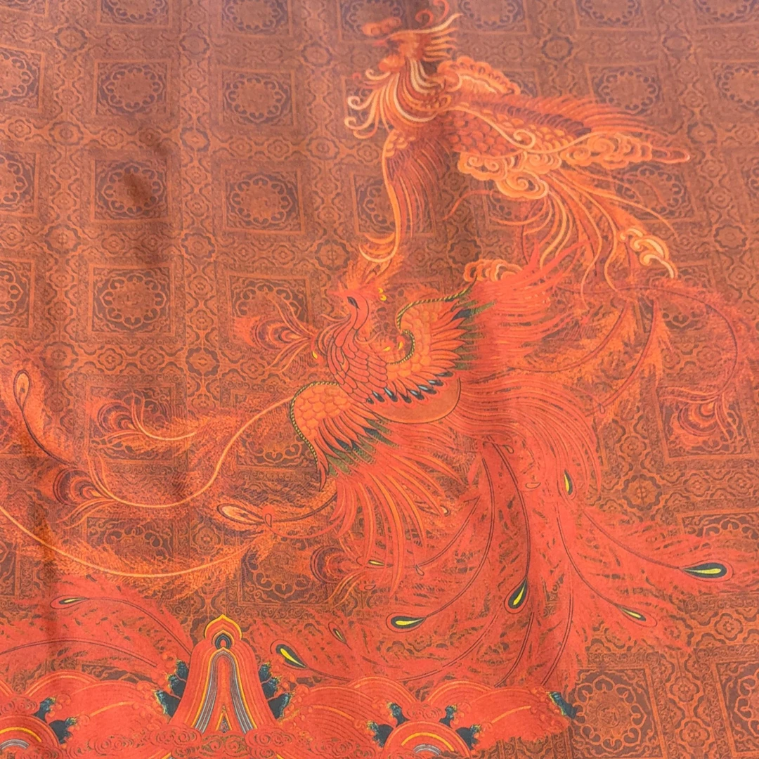 桑蚕丝真丝  香云纱花螺窄幅  包邮