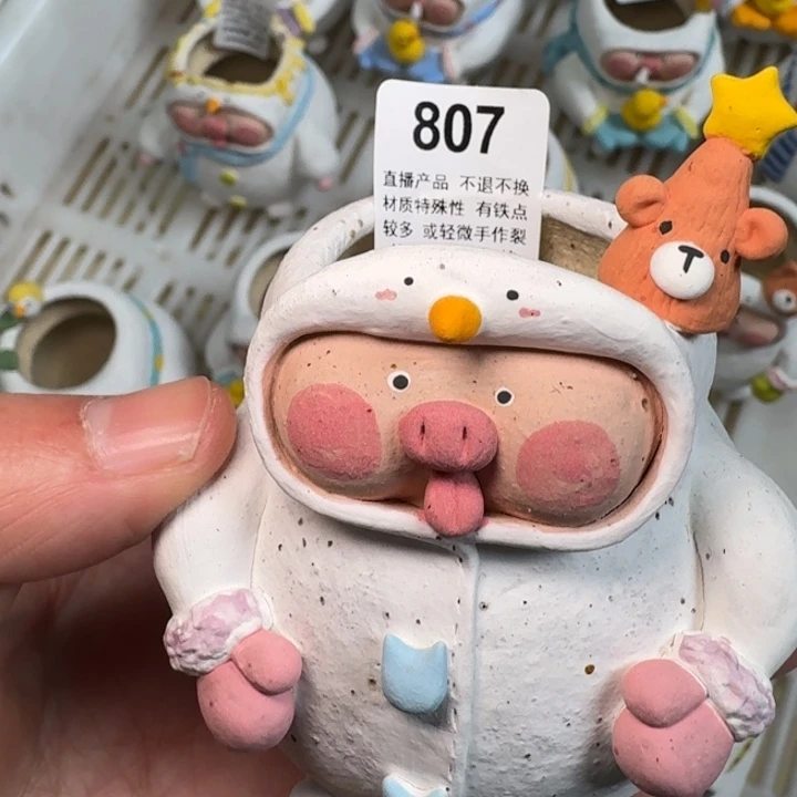 炏陶器物多肉花盆807