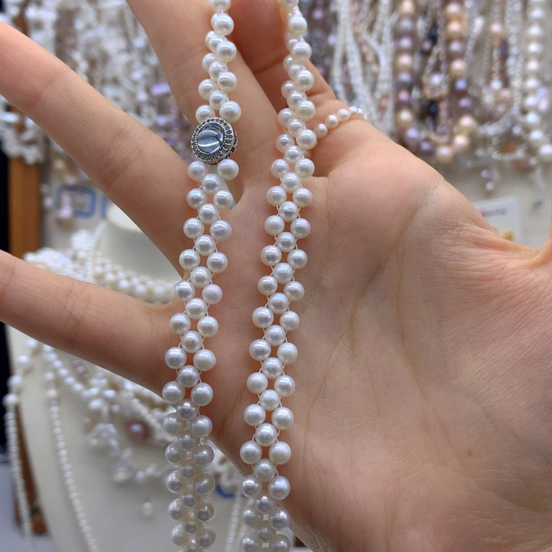 十****合金淡水珍珠耳饰项链