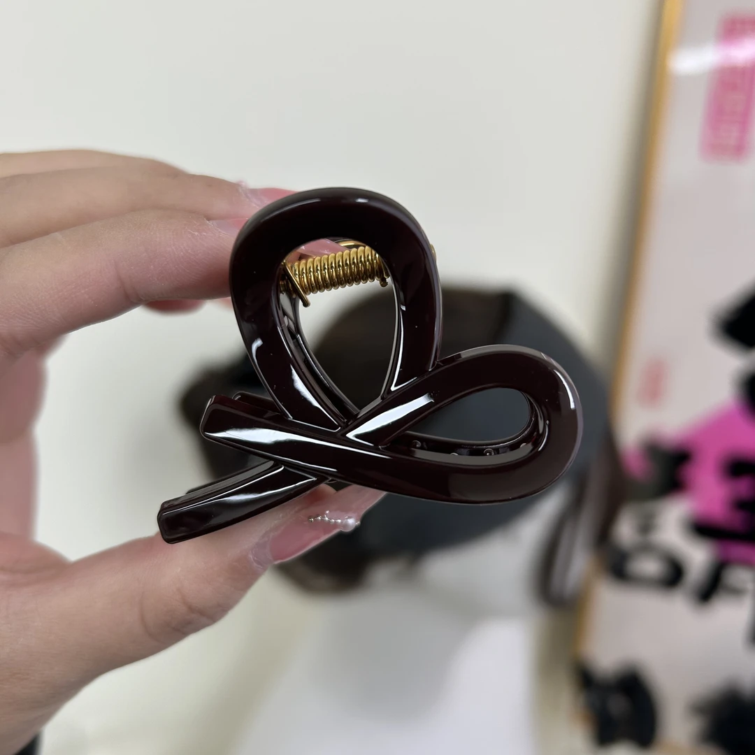 L785巧克力6cm小剪刀时尚抓夹百搭小众简约