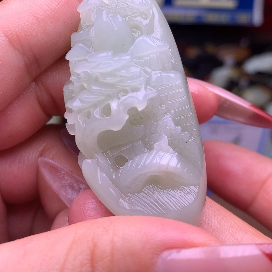 和田玉颈饰未镶嵌