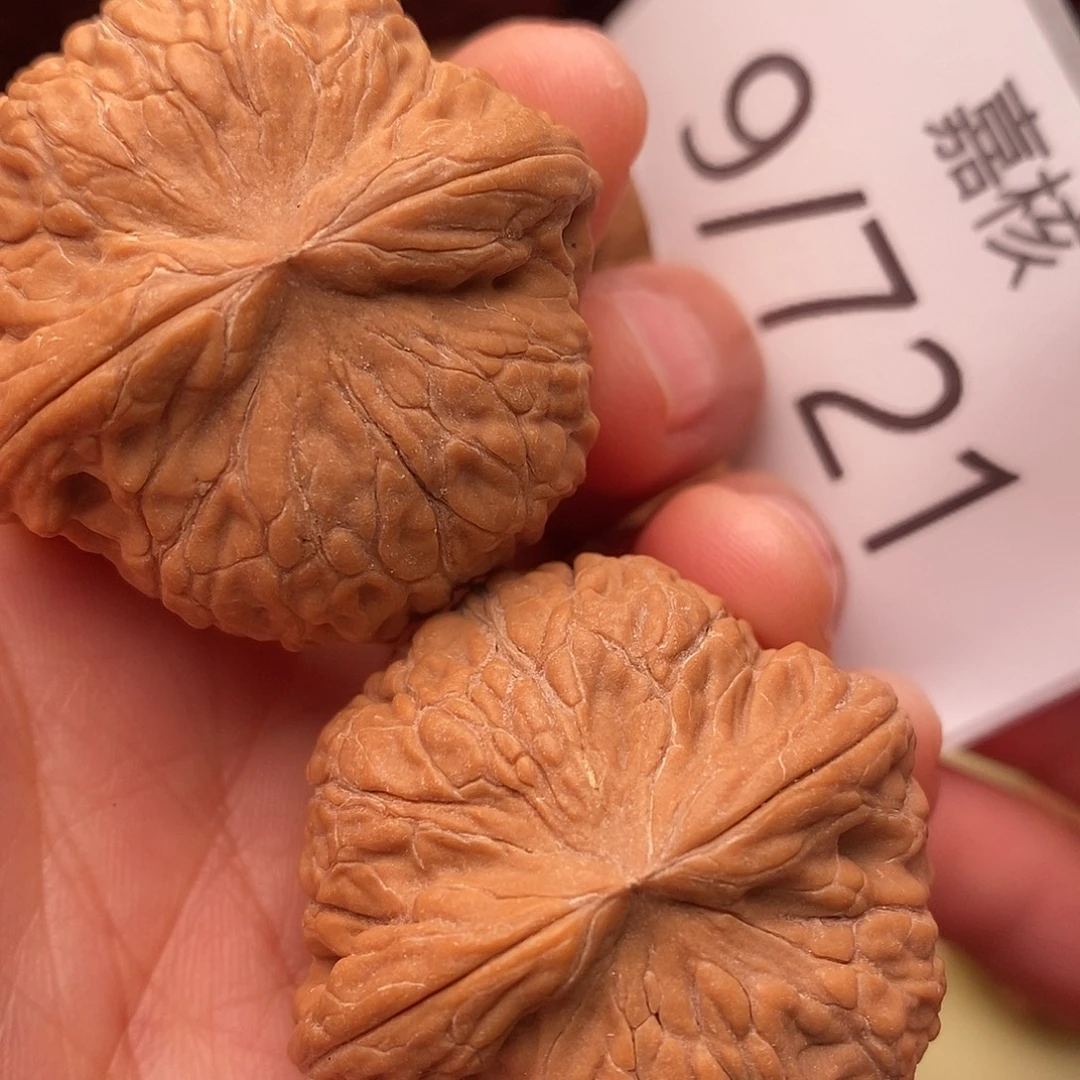 文玩核桃把件38平底锅