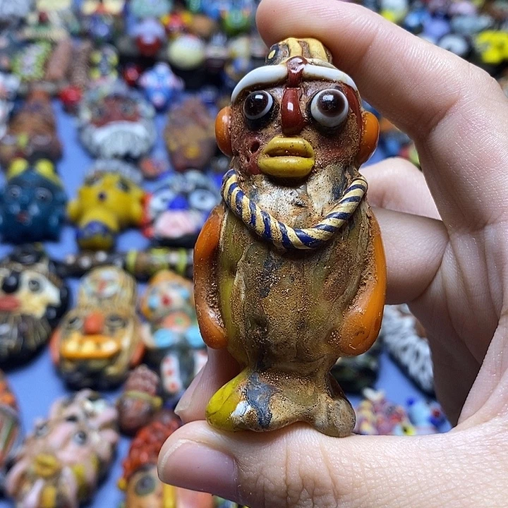 颈饰琉璃人鱼娃娃047