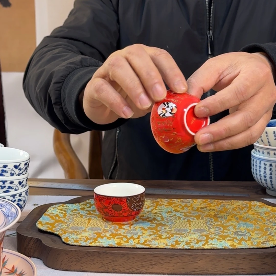 其他陶京剧脸谱杯