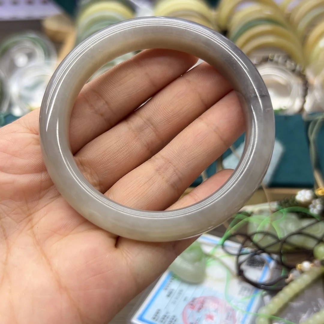 和田玉手镯未镶嵌58.7圈围1053