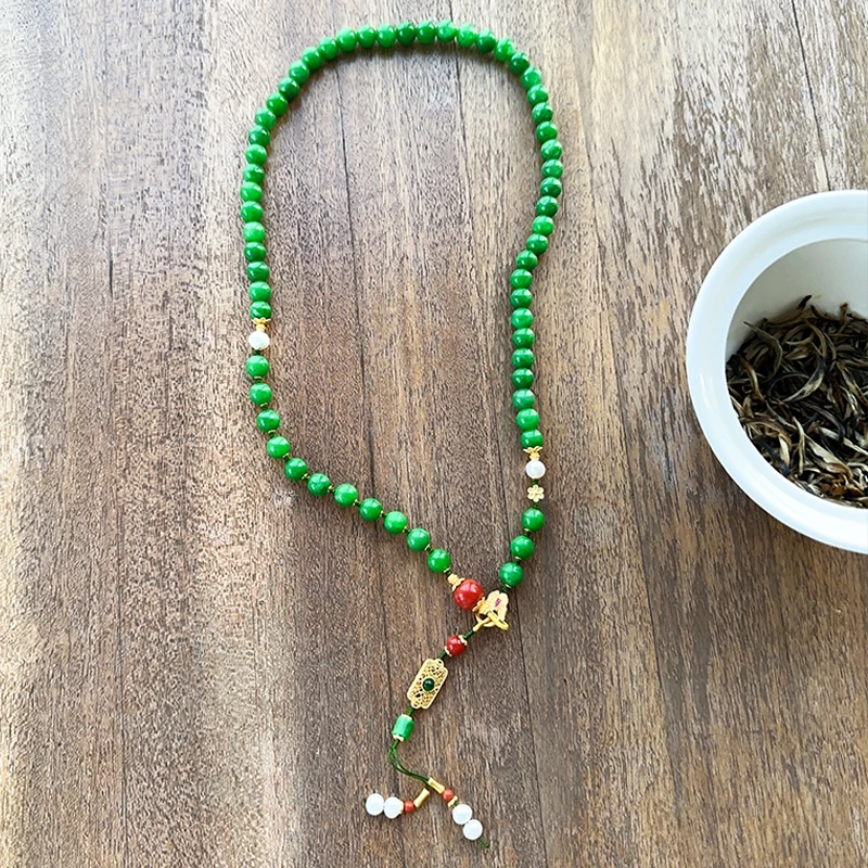 合金珐琅项链 复古日记国风配饰项链23ASP449