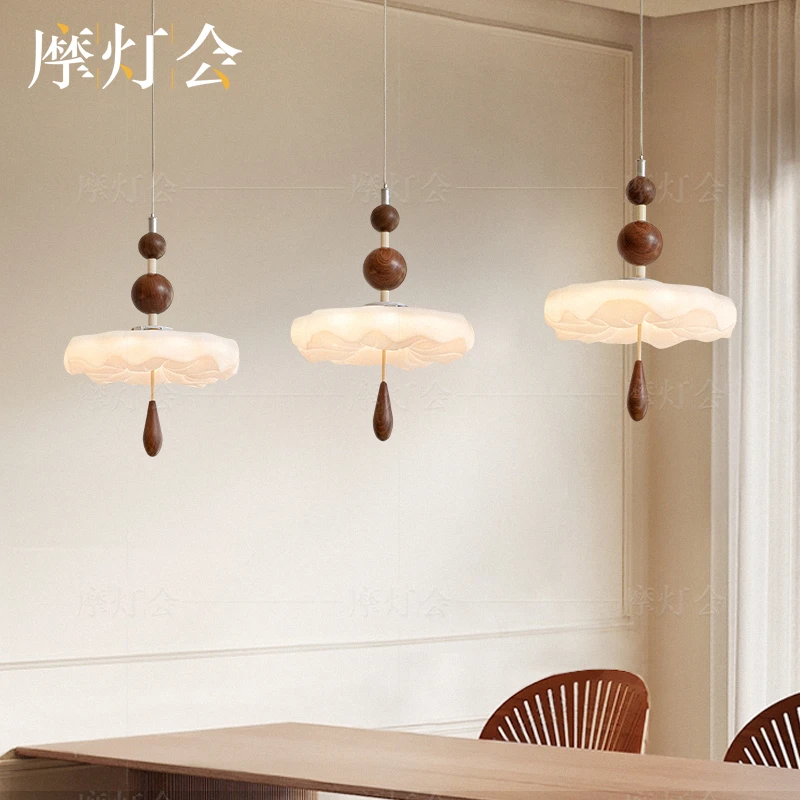 摩灯会 餐厅吊灯 吧台餐桌主灯茶室中古风2025新款复古岛台25233