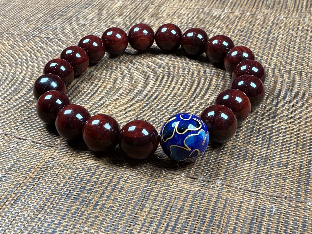 小叶紫檀1.0颗单圈手串