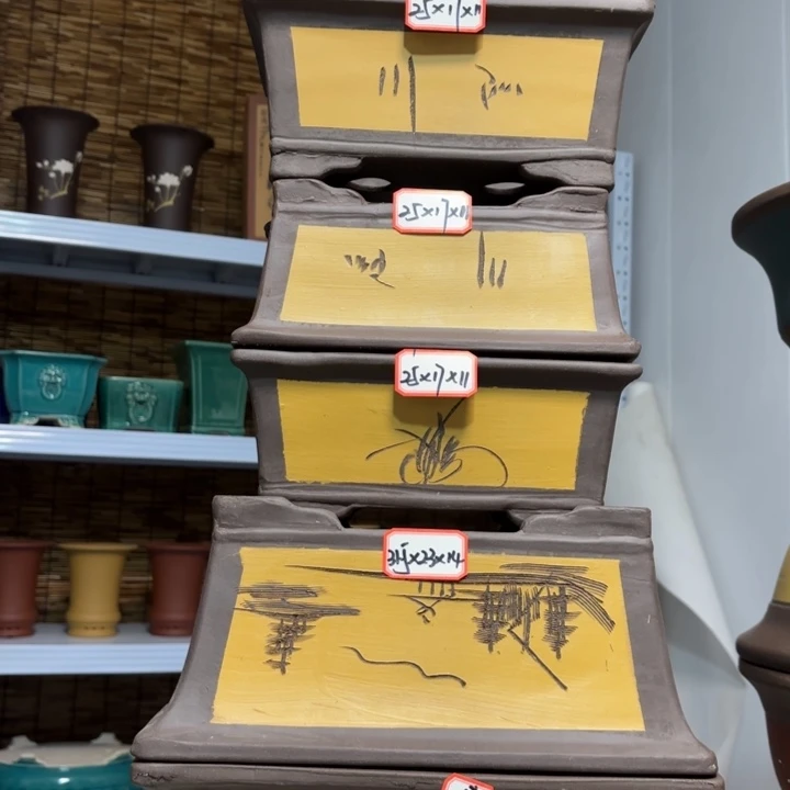 紫砂花盆           100-5