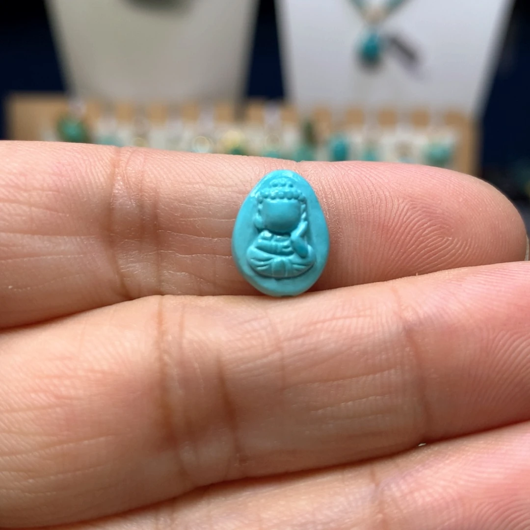 未镶嵌绿松石无相佛