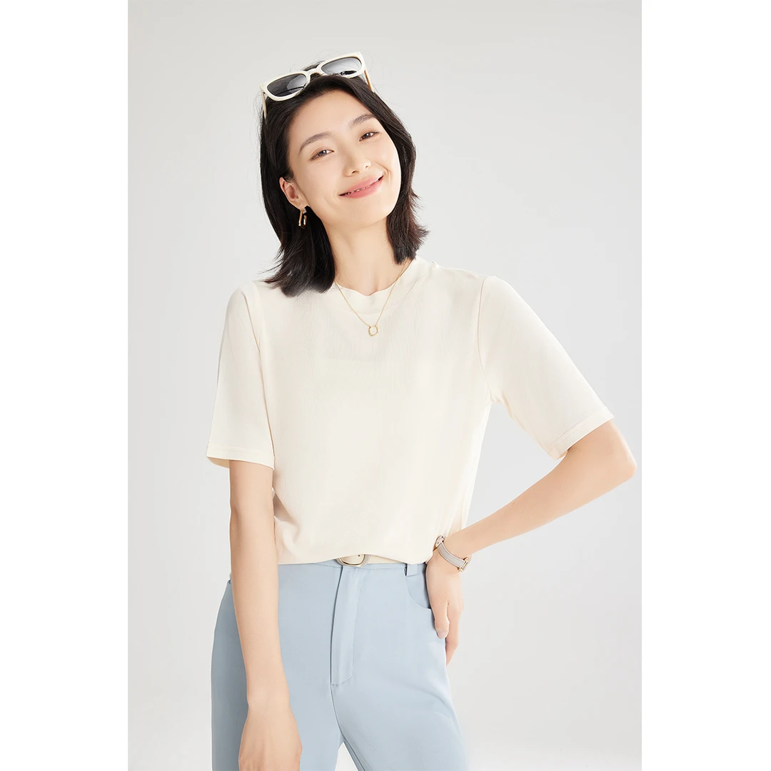 【北鱼专属】新款针织桑蚕丝衬衫 YJHY-H822319