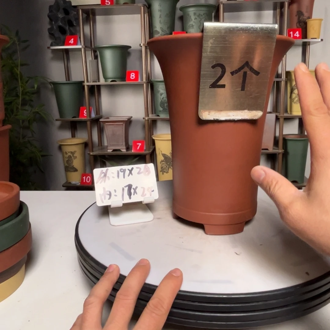 紫砂花盆紫砂花盆