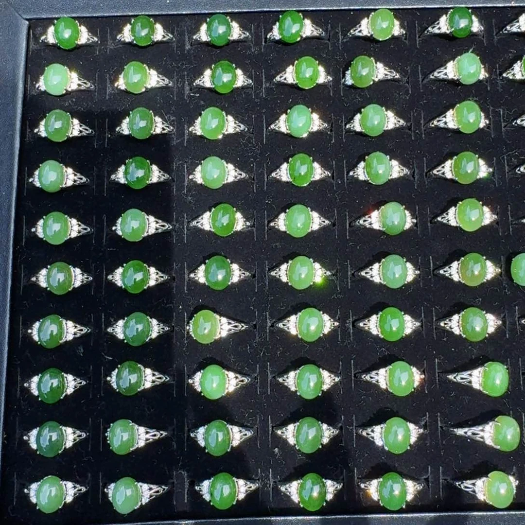 和田玉戒指未镶嵌多样性发货拍一发一