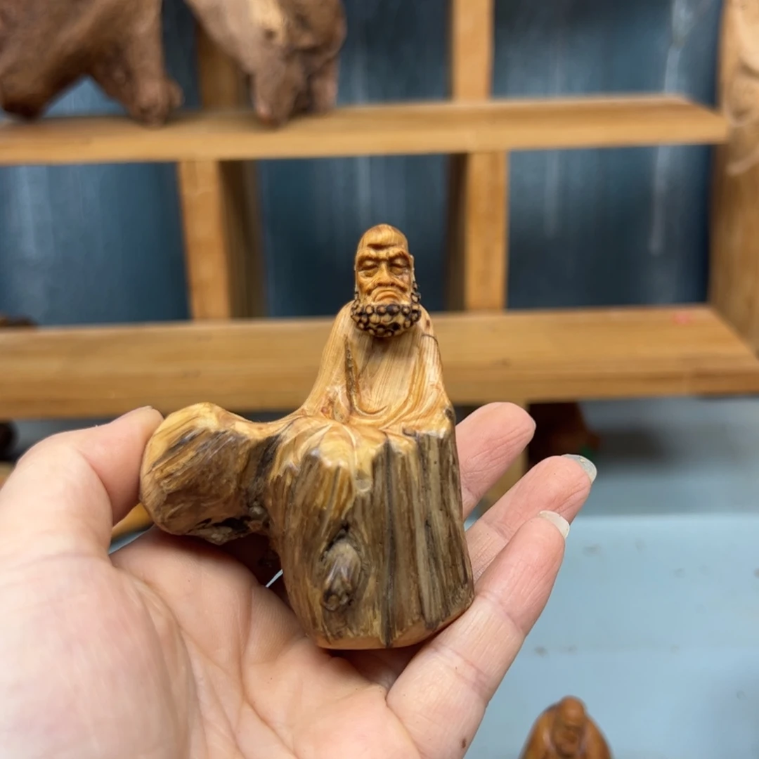 d***c木崖柏木摆件手把件
