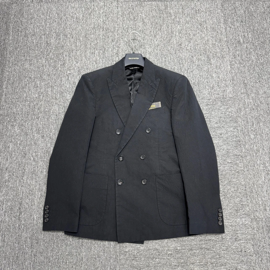 99新 LouisVuitton/路易威登 暗纹满印老花西装/46码/11404