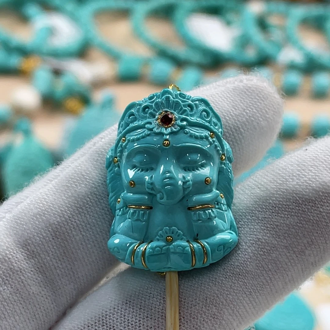 绿松石珠宝奇石未镶嵌