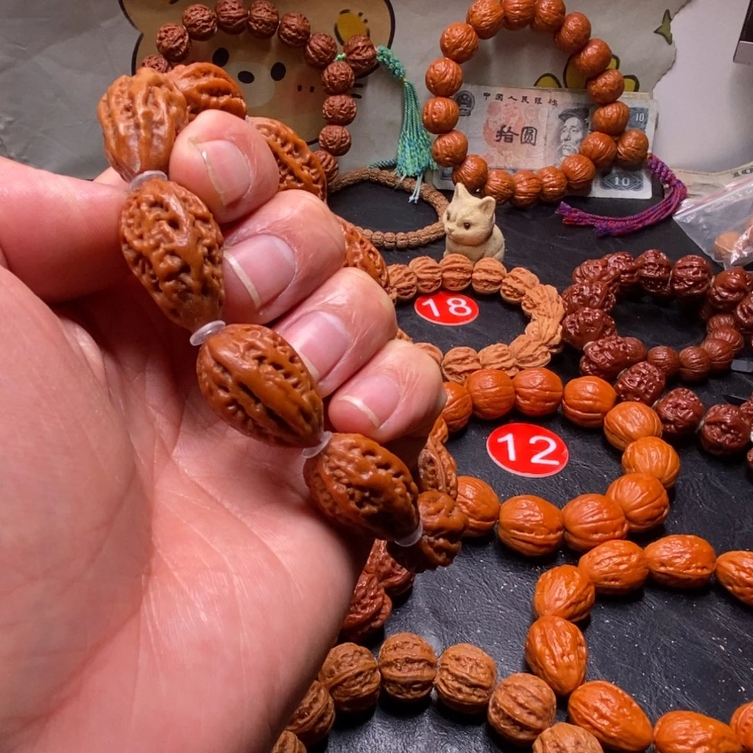 文玩核桃手串粗筋小子弹头