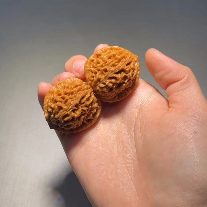 文玩核桃把件野莲花695