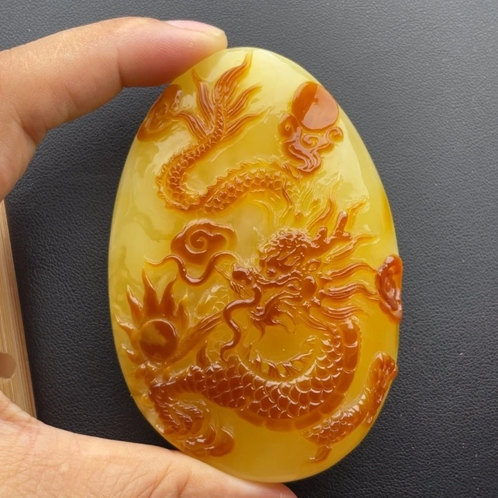 琥珀颈饰未镶嵌天然琥珀蜜蜡